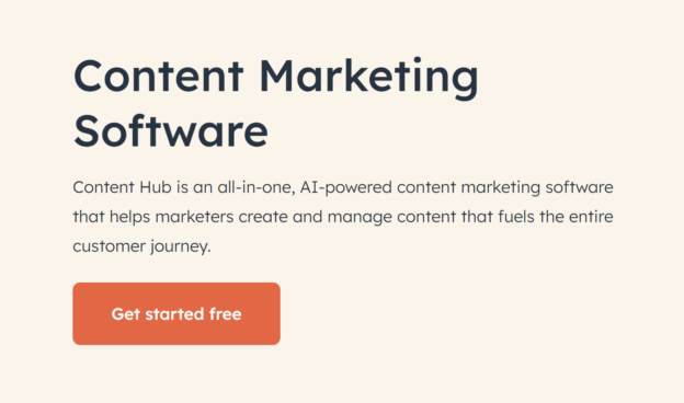 Hubspot AI content writer marketing